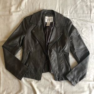 American Rag faux leather moto jacket